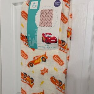 Disney Baby Toddler Pixar Cars Lightning Mcqueen Plush Blanket 40in x 50in